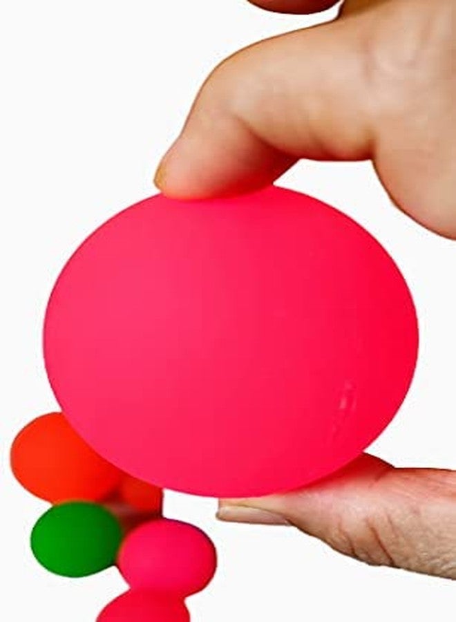 Firstly Traders Sports 2 Pieces Big Crazy Bouncing Balls Stress Reliever Jumbo Size 80 MM- Birthday Return Gift for Kids| Multicolor - Image 3